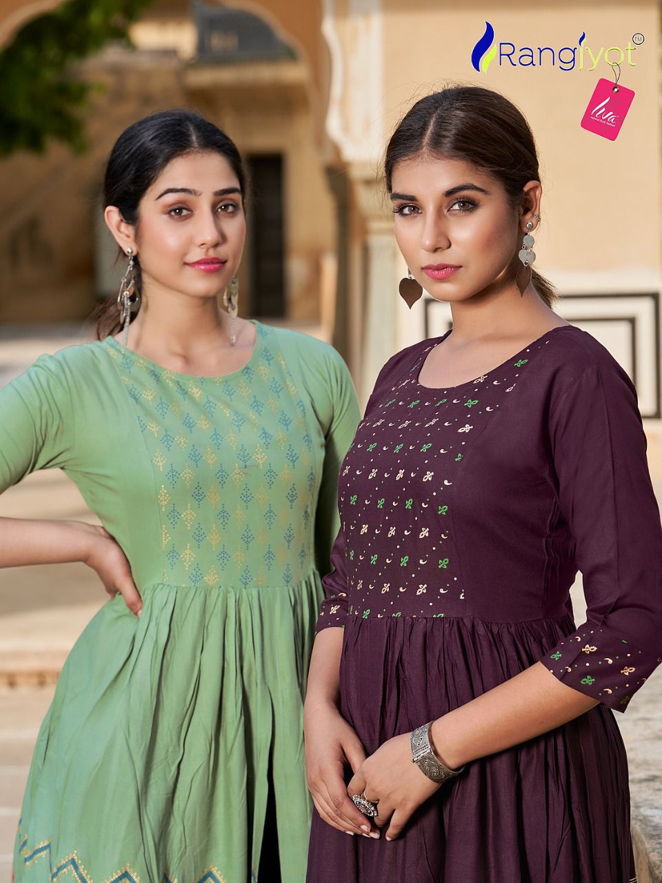 Mihira By Rangjyot 1001-1008 Party Wear Kurtis Catalog